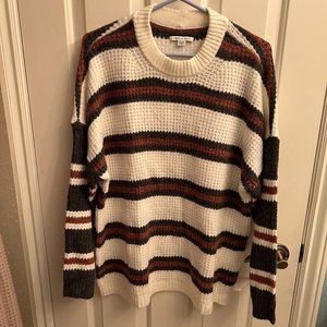 American Eagle Striped Oversized Sweater